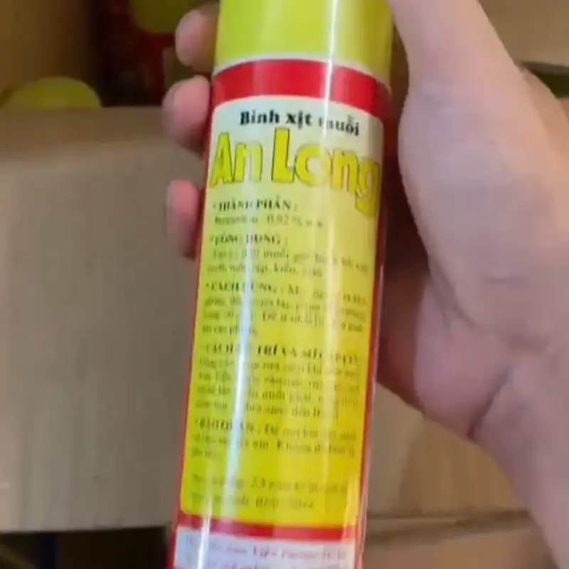 Bình xịt côn trùng An Long [200 ml] Diệt muỗi, ruồi, rệp, kiến, gián....hiệu quả và an toàn sử dụng hơn Nhang 5