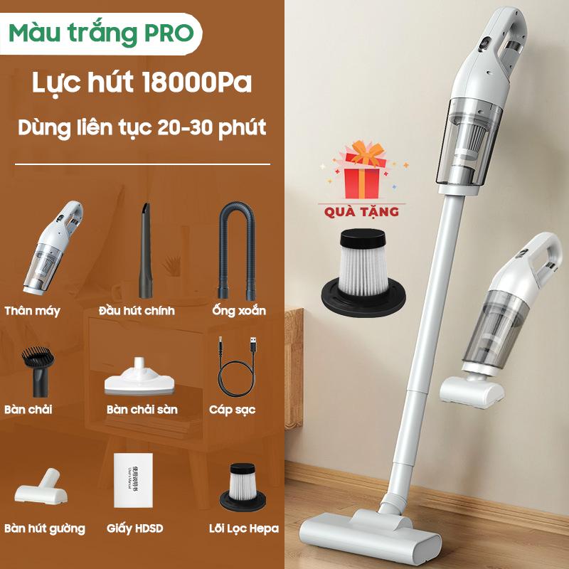 Máy hút bụi cầm tay không dÂY CÔNG SUẤT LỚN 18000Pa SUITU nội địa Trung, máy hút bụi Xe Hơi, sàn nhà, giường, hút liên tục 20-30 phút - Hàng chính hãng bảo hành 12 tháng