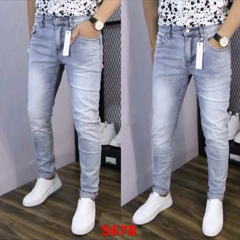 Quần Jean Nam Chất Bò Cao Cấp Form Chuẩn Dáng Ôm Body Cực Đẹp Menswear, Pants