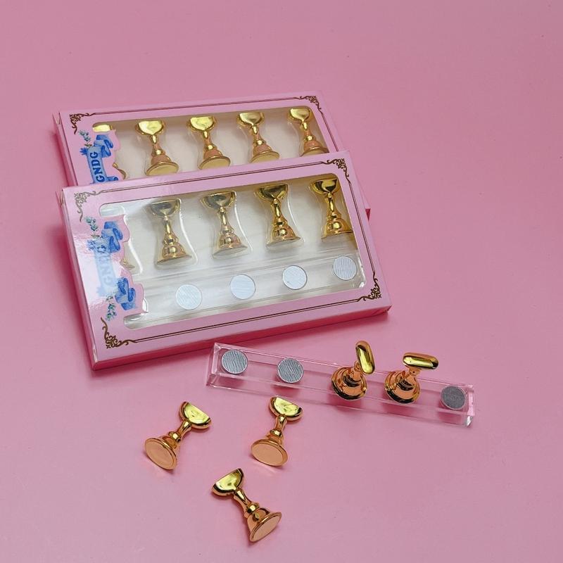 Đế Móng Mẫu - Chân Đế Gắn Móng Úp Nail Box Làm Móng Mẫu Nam Châm Làm Nail