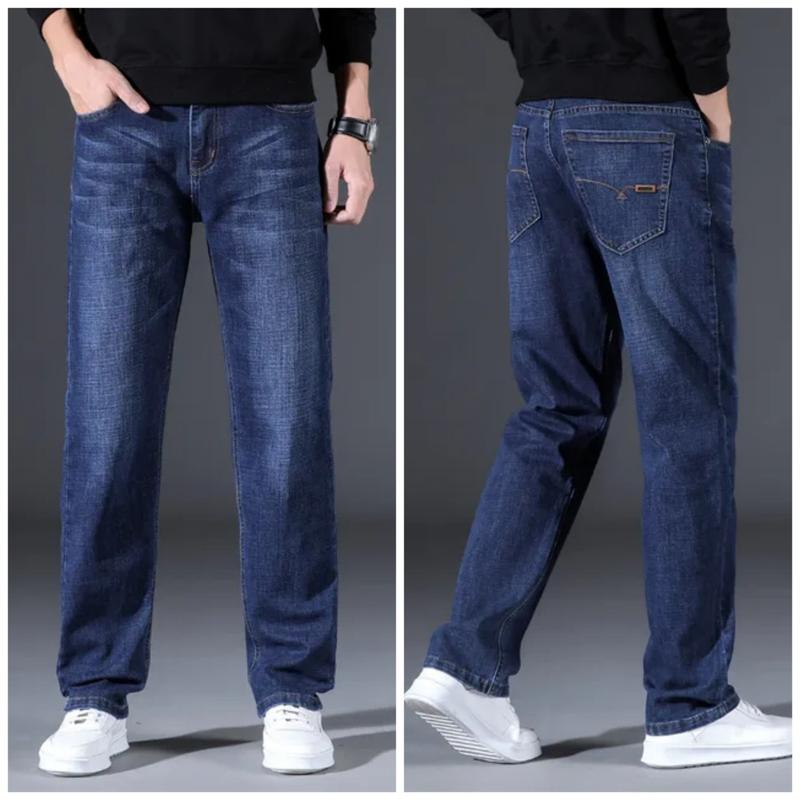 Quần Jean Nam Ống Đứng Quần Bò Nam Suông Vải Dày Dặn Mềm Mịn Không Phai Màu Hàng Thiết Kế Menswear Pants quana unam jeans suong