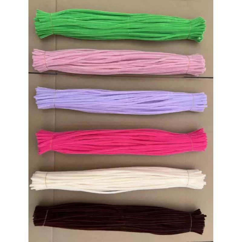 Kẽm nhung dài 60cm ĐẶC BIỆT sợi 7mm màu đẹp - S0610 kẽm nhung handmade DIY 8