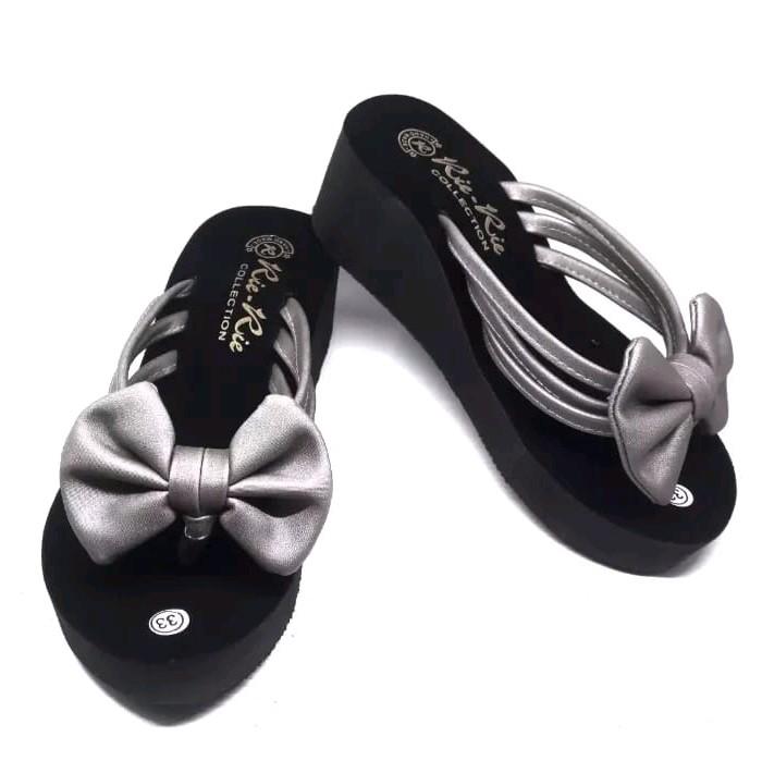sandal wedges anak, sandal wanita 3