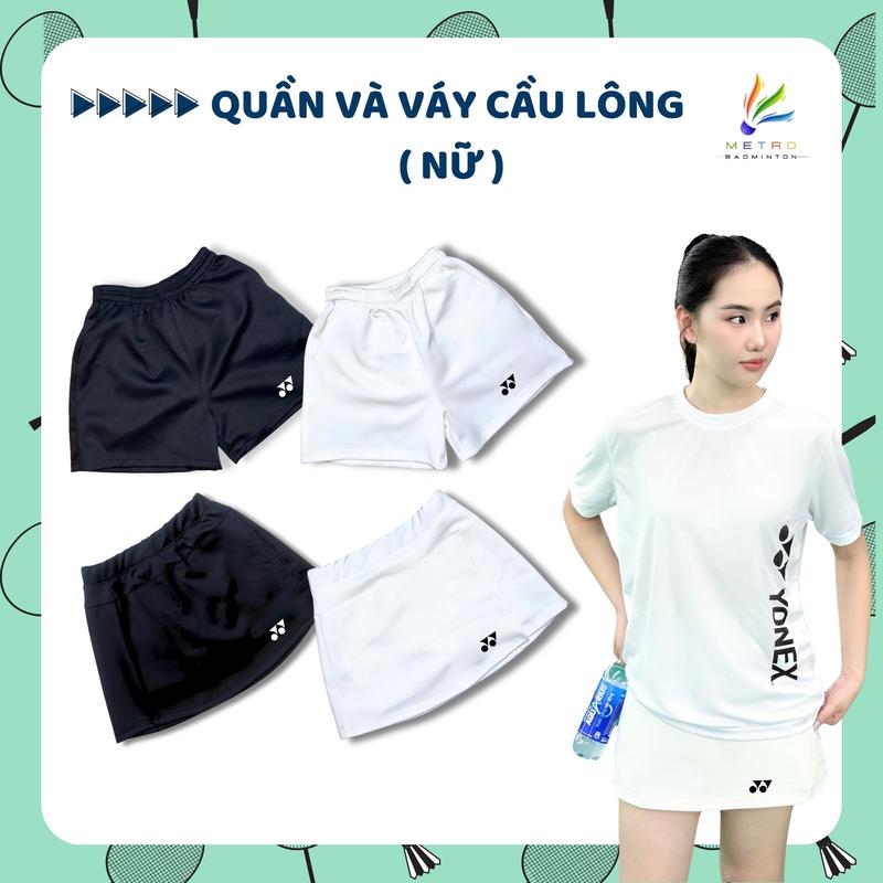 [NỮ] Quần và Váy Cầu Lông, Thể Thao Nữ Logo YN Basic.