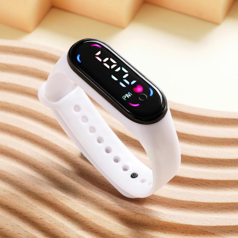 Product Introduction of Wholesale New Multi-Function Luminous Waterproof Touch Electronic Watch for Students LED Electronic Wristwatch Wholesale 7
