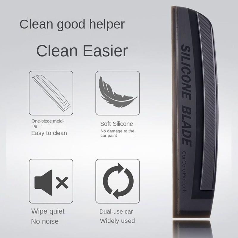 Product Introduction of Flexible Non-Scratch Window Wiper Car Washing Tool Auto Detailing Accessories Handy Squeegee Clean Scraping Car Wrap Tools For Car Auto 22