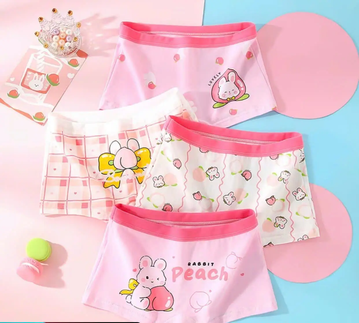 (T28 Hàng cute)Quần chíp đùi trẻ em,quần sịp tam giác bé gái,chất cotton siêu dãn ,mềm mịn thoải mai
