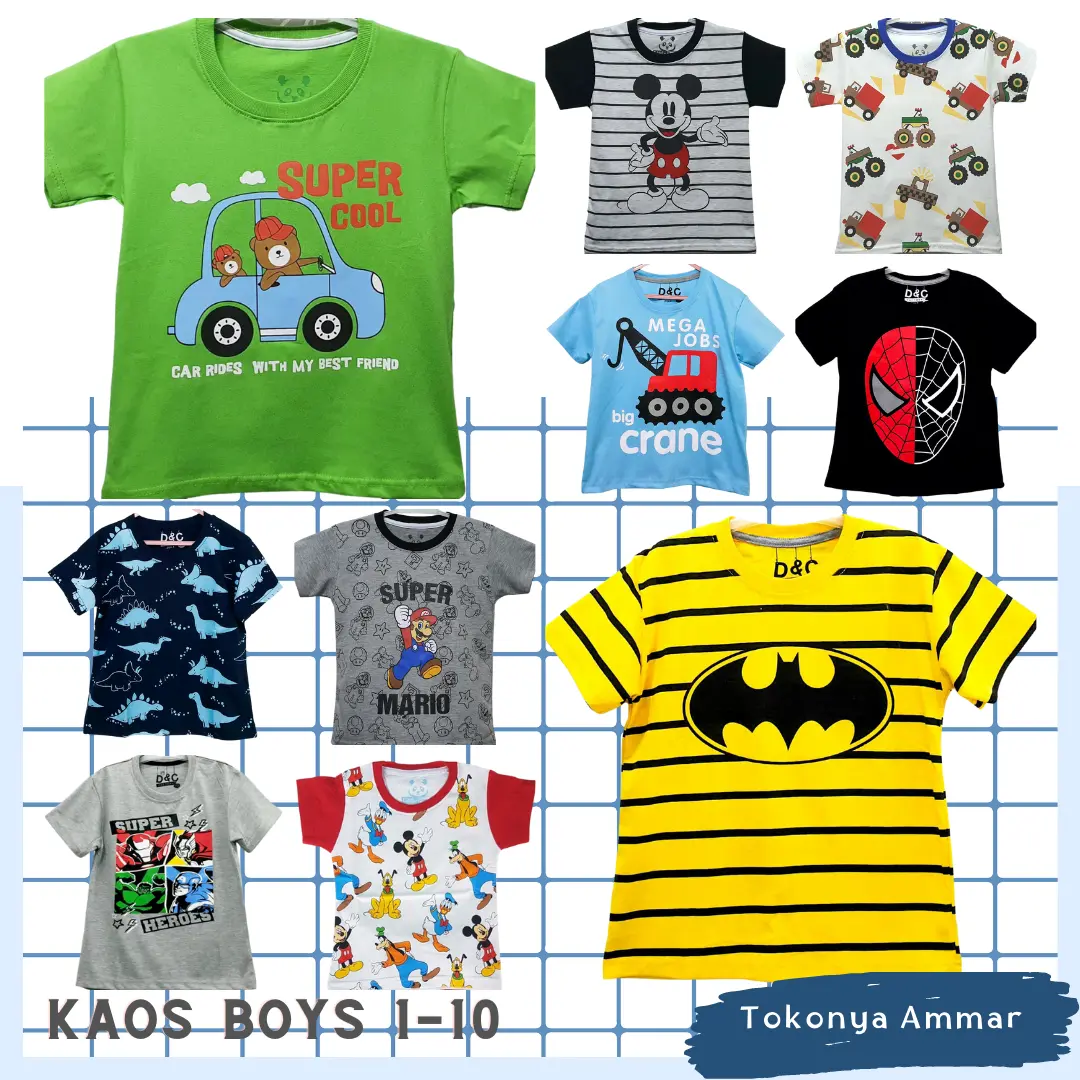 Boy Tees KACO A Kaos Anak Laki-laki