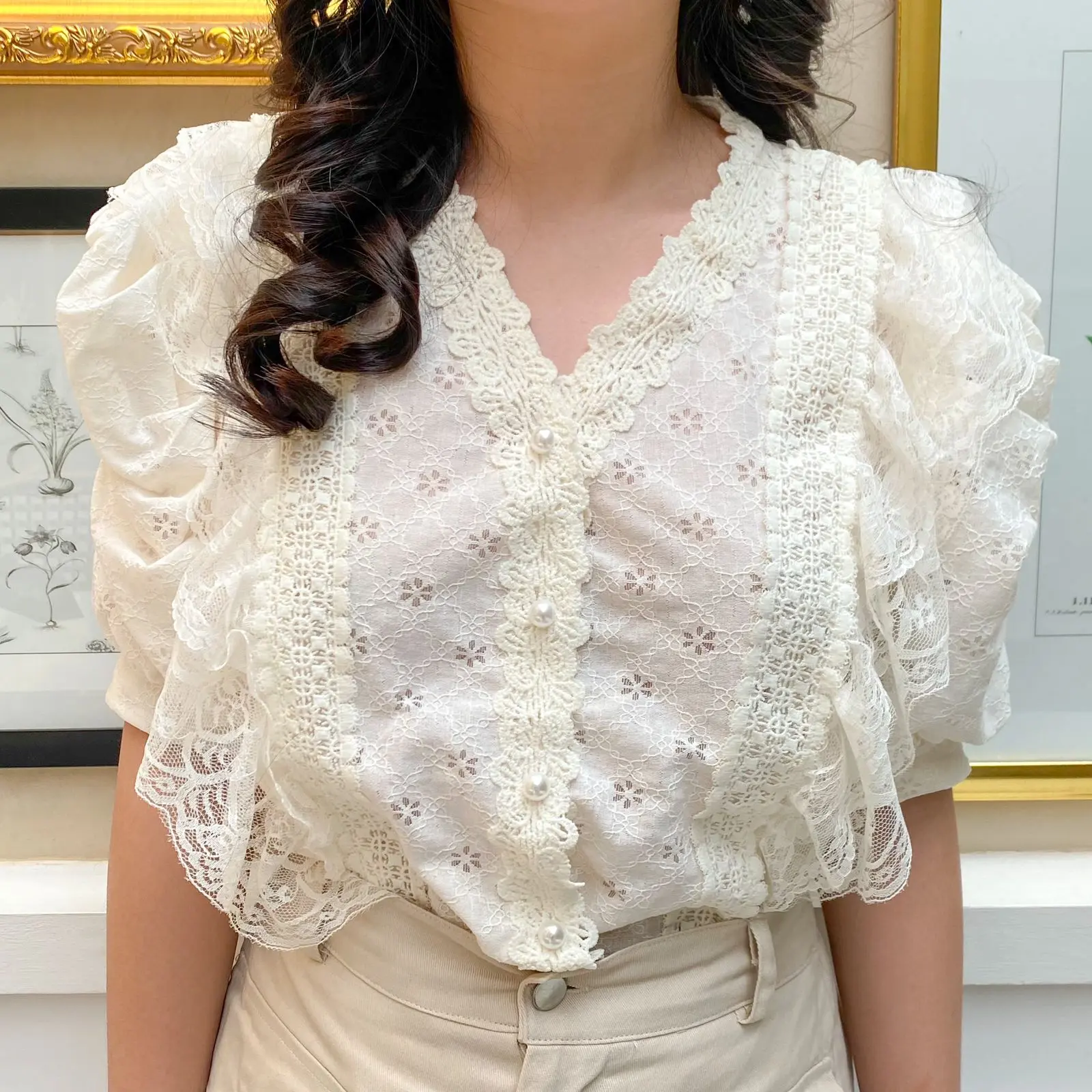 MOLLA PREMIUM KOREAN TOP/Taro Top/Korean Top