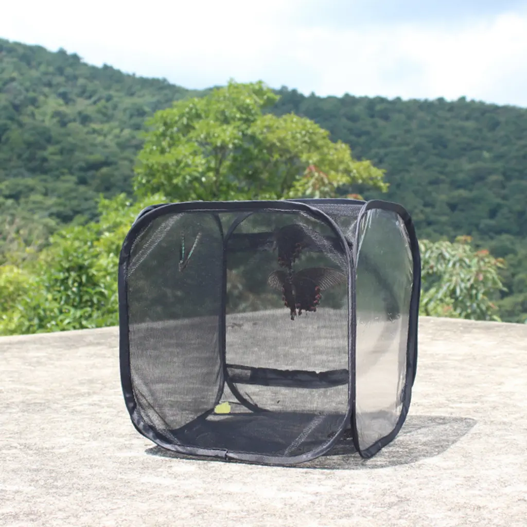 Hsisronm Butterfly Cage Useful Butterfly Cage Polyester Perfect Incubator Butterfly Cage Breathable Durable Perfect Incubator Butterfly Cage for Garden Breathable
