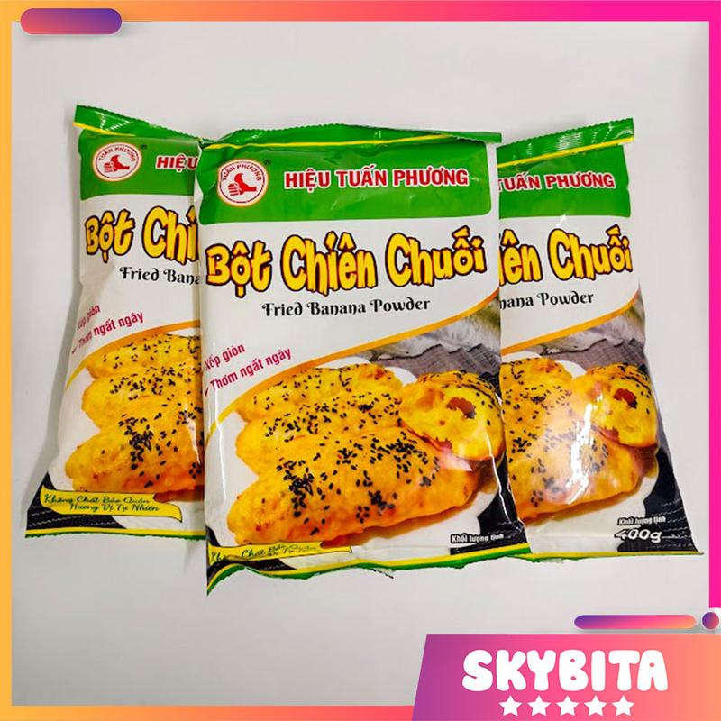 Bột chiên chuối, bột làm bánh chuối túi 400g