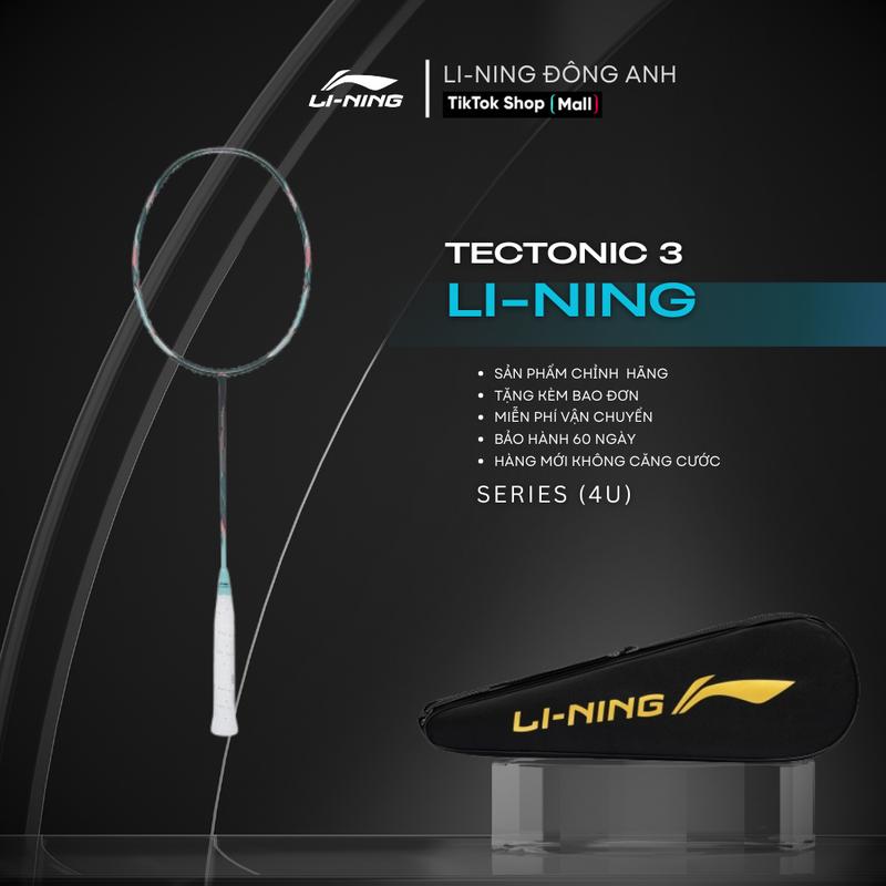  Vợt cầu lông Li-Ning TECTONIC 3 - 4U Green AYPT419-4E Carbon Cán Vợt 
