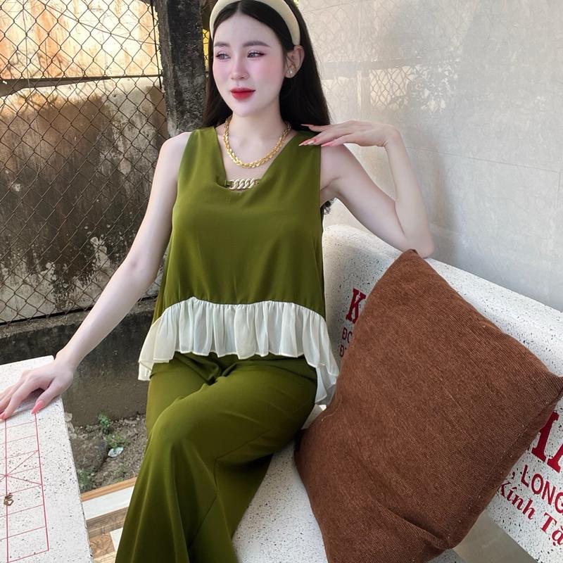 Set bộ quần áo tiểu thư baby doll TY2034 Thư Ying Shop