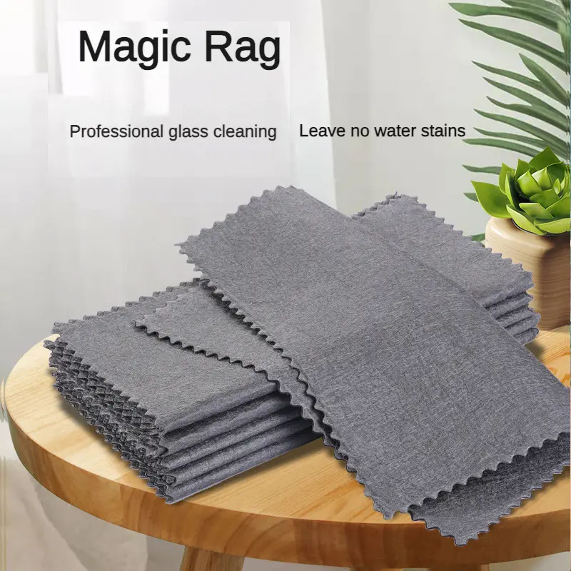 Magic Cloth Thickened Glass Cleaning Cloth No Trace No Watermark Mirror Cleaning Car Cleaning Magic Household Absorbent