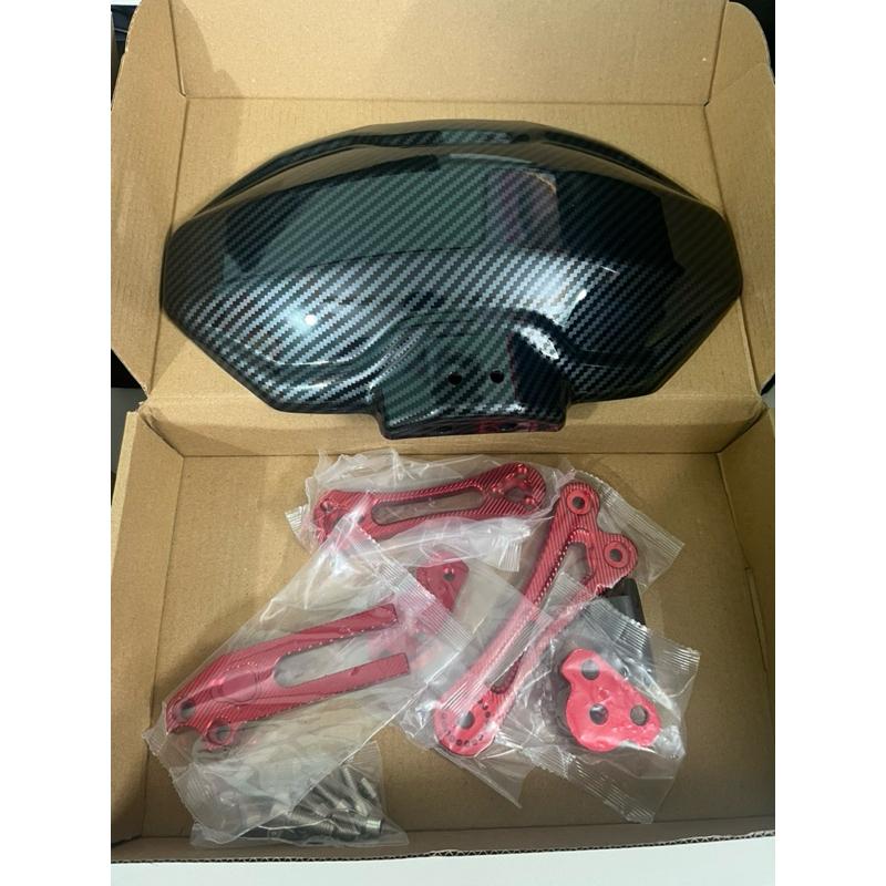 Dè chắn bùn vân carbon V2 lắp xe điện gắn mọi dòng xe loại 1 hàng đẹp Phụ Kiện Phụ Tùng