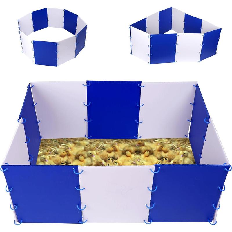 Portable Chick Brooder Box for 15 Ducklings and Chicks, Multi-Use Coop ...