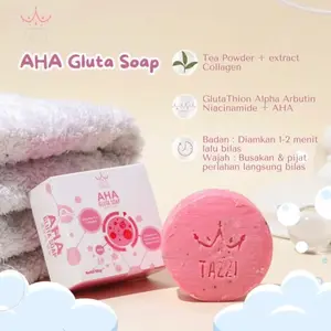 6 pcs sabun aha gluta soap tazzi mencerahkan (enam pcs) PROMO