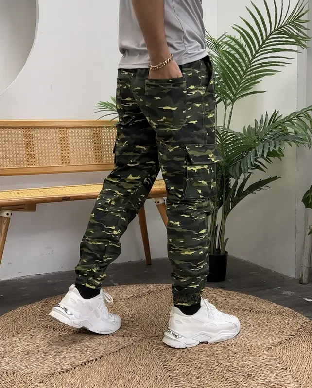 COMBO 2 Quần túi hộp rằn ri Quần bảo hộ lao động chất vải kaki form trẻ trung năng động có size từ 45kg đến 85kg Menswear Nam thámhiểm đi tiết sang trọng quanhoc sinh quan dai thông thường giặt bằng nước lạnh thô Nhung 2