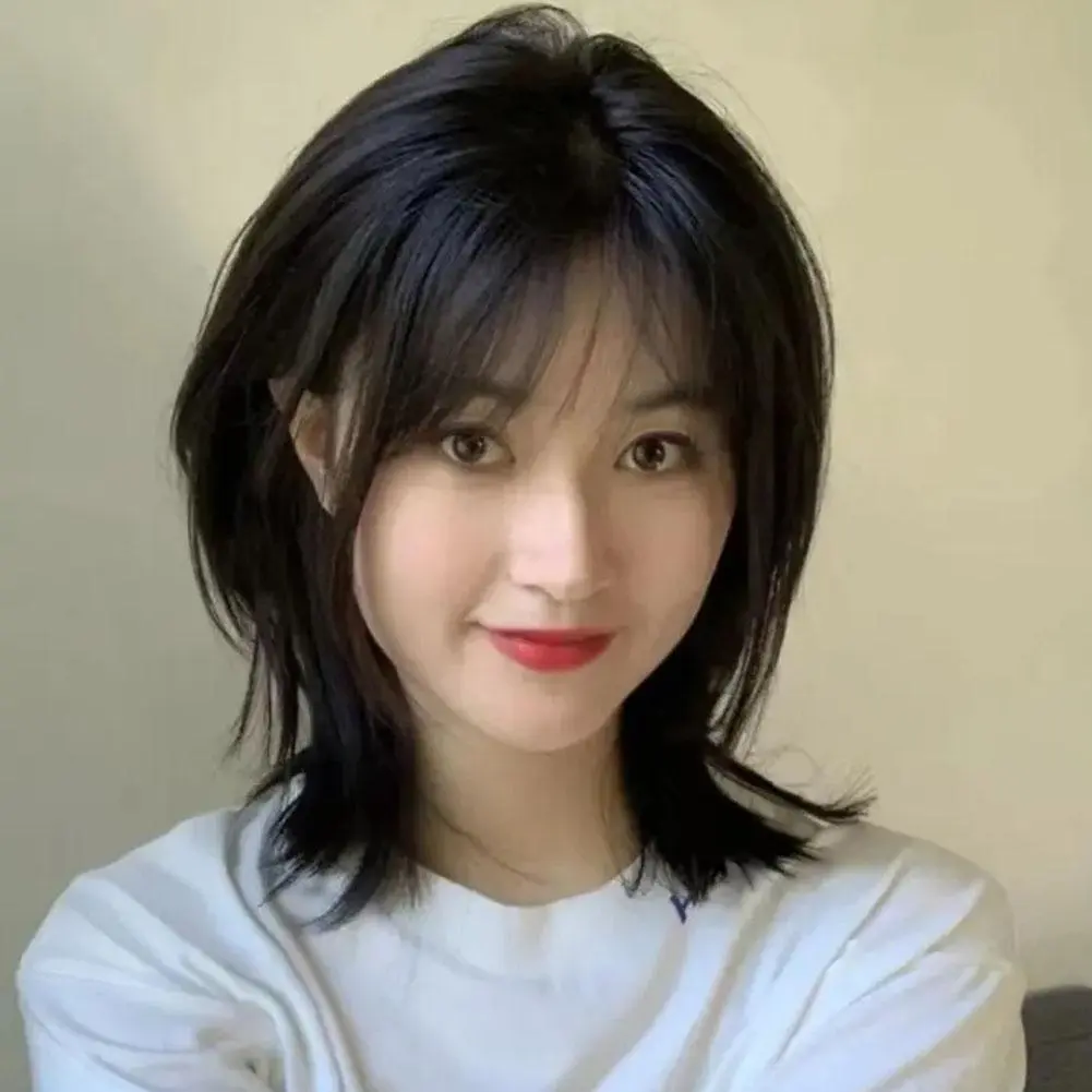 Wolf Tail Wig Short Hair Female Mullet Head Men And Women Can Wear Japanese Short Hair Natural
