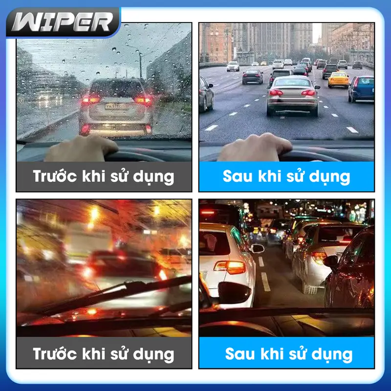 Combo 2 Chai Tẩy Ố Kính + Nước Rửa Kính Ô Tô Tiện Lợi, Hiệu Quả 4
