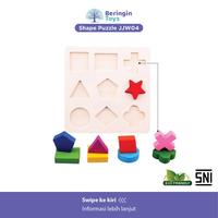 Gambar Shape Puzzle Mainan Anak / Mainan Edukasi  Puzzle Anak / Belajar Mengenal Bentuk Balok Kayu Permainan / Toys - A dari babiesfirst.id Kota Tangerang 4 Tokopedia