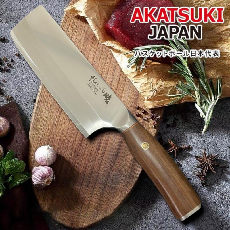 Dao thái thép 3 lớp không gỉ Akatsuki Nhật tachi