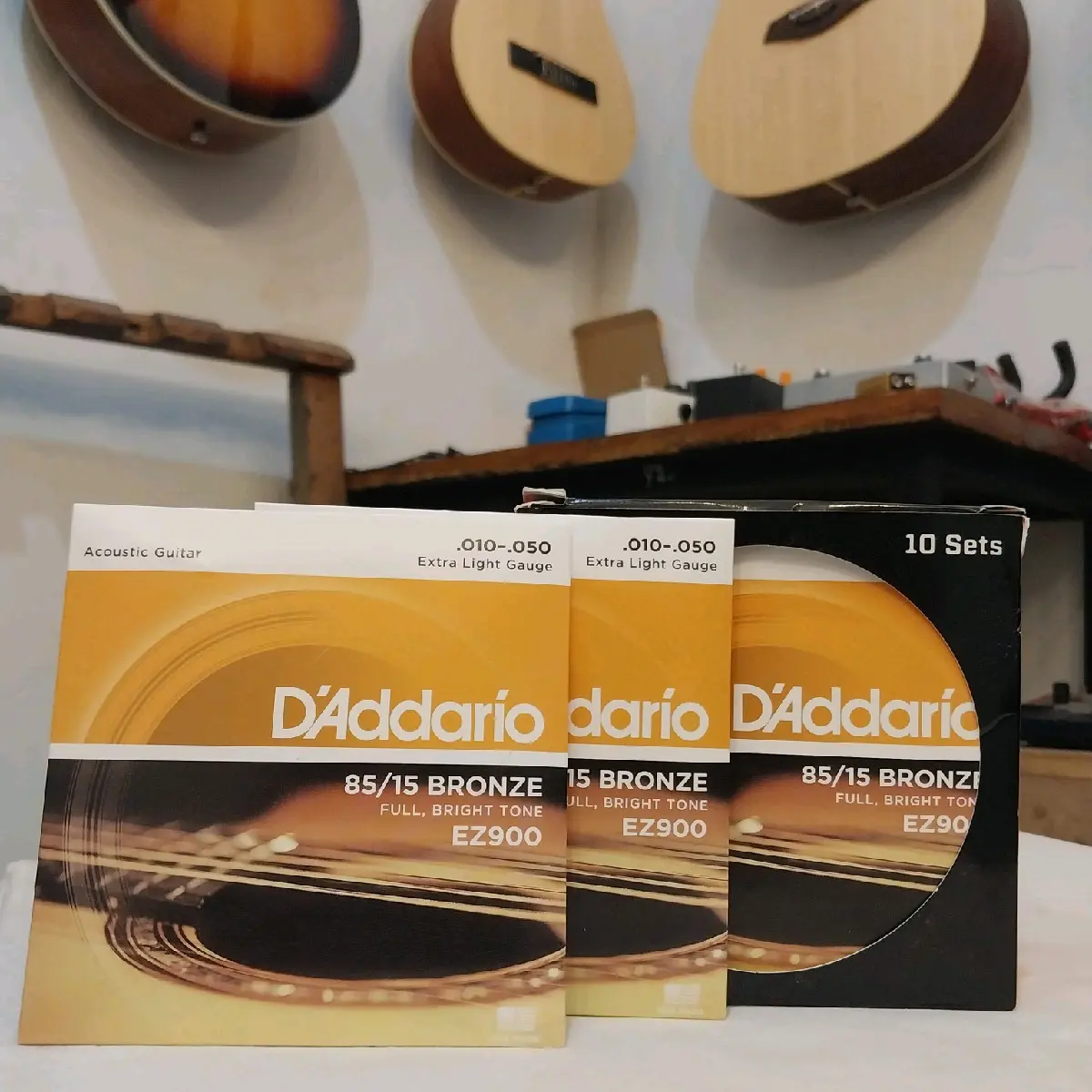 Senar gitar akudtik d'adario 0.10 senar gitar akustik