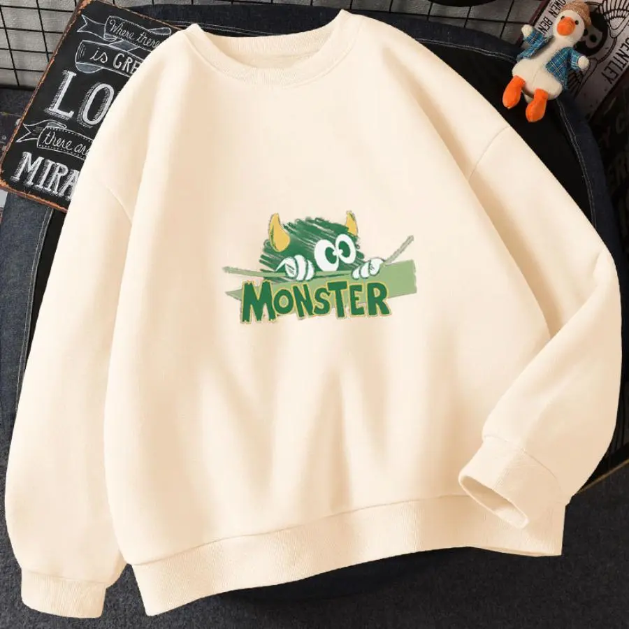 Áo Sweater GMonster Nam Nữ By JOLI Unisex Chất Nỉ Lót Bông Form Rộng