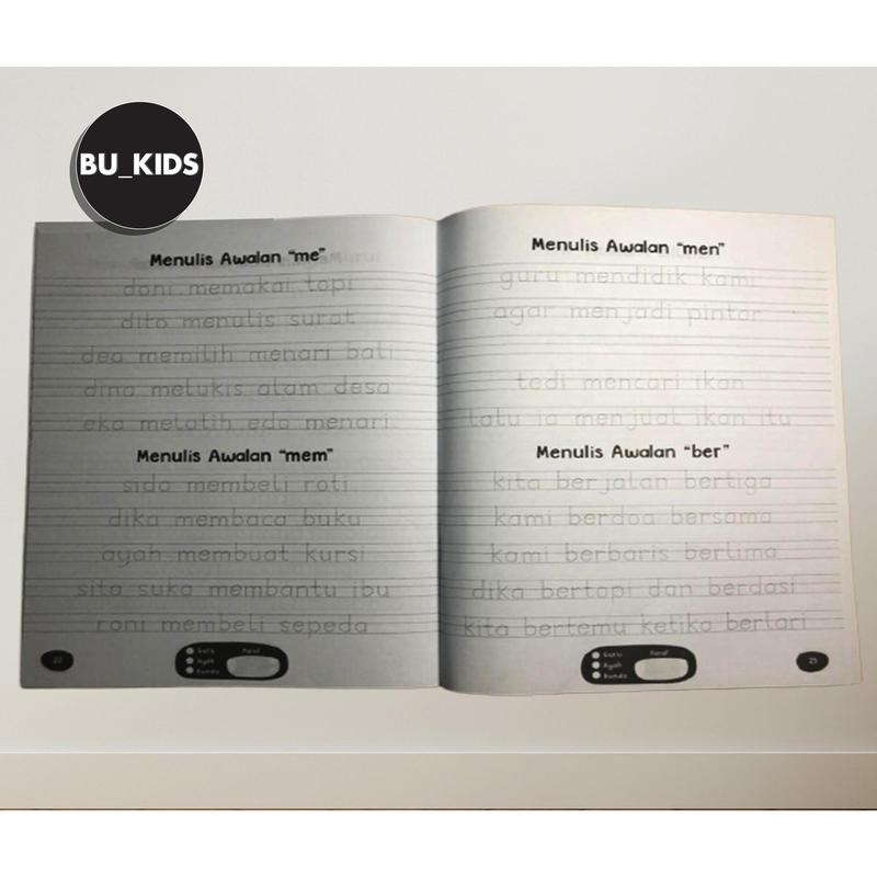 Buku Menulis Anak TK & PAUD Pintar Menulis Dengan Rapi Siap Masuk ...