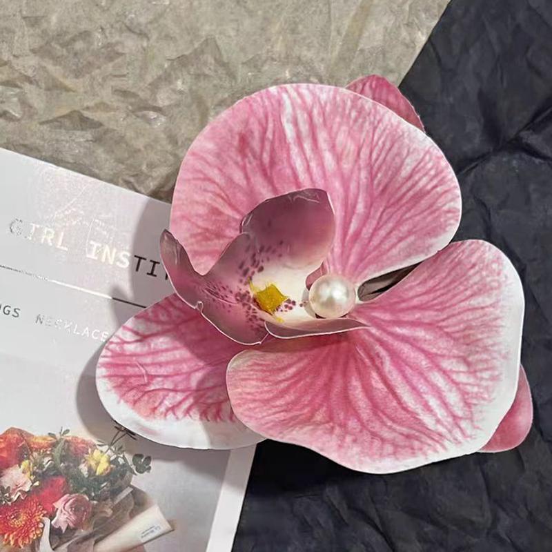 Product Introduction of Flower Hair Clips Butterfly Orchid Floral Alligator Clips for Women Girls Bridal Wedding Accessory Beach Party Wedding Decor 23