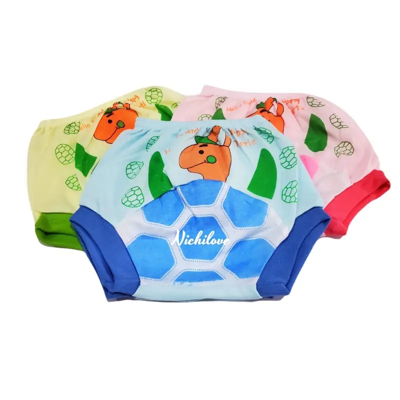 Grosir 12 PCS ( 1 Lusin ) Celana Dalam Anak Motif Kepiting / Ikan / Musang / Kura / Kura 1
