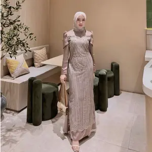 Luvita Dress Lebaran Mermaid Brukat Mewah
