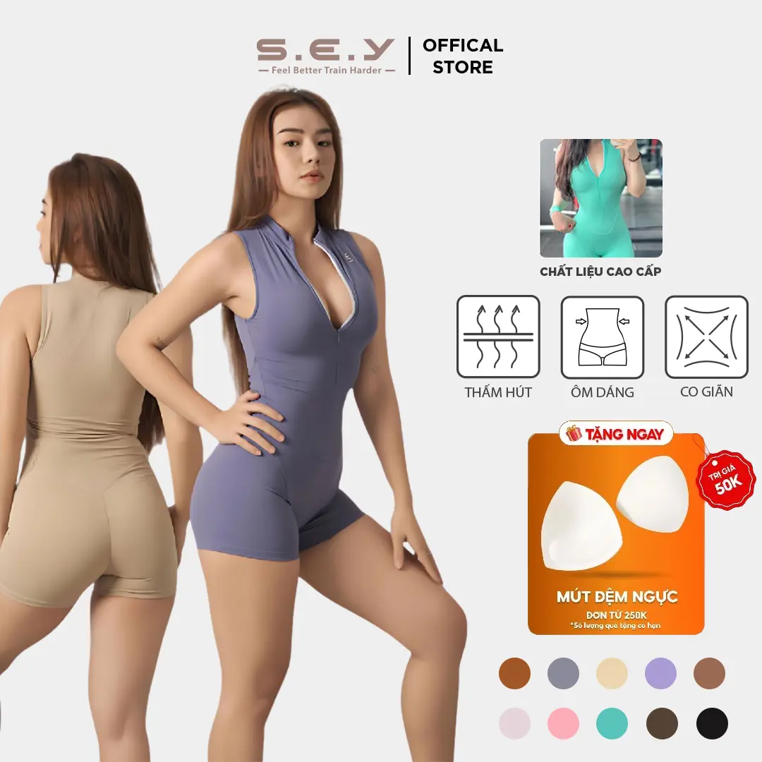Bộ đồ tập thể thao Yoga SEY JUMP TANK cao cấp co giãn 4 chiều Tập Yoga Sport