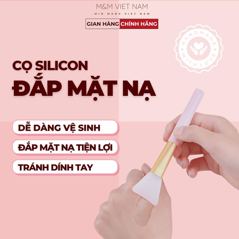 Cọ Đắp Mặt Nạ Silicon, Quét Mask, Cao Cấp, Thiết Kế Tiện Lợi, Dễ Sử Dụng, Chất Lượng Siêu Bền