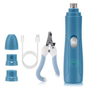 Electric Pet Nail Trimmer, USB Rechargeable Pet Nail Trimmer/ Nail Polisher, Pet Nail Care Tool, Dog & Cat Grooming Supplies