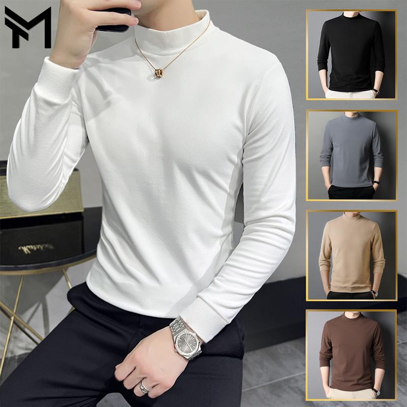 [HÀNG LOẠI 1]Áo Giữ Nhiệt Nam Lông Thỏ Cổ Cao 3 Phân Loại Cao Cấp Dày Dặn Mềm Mịn Co Giãn 4 Chiều a ogi u nhi et phan áo