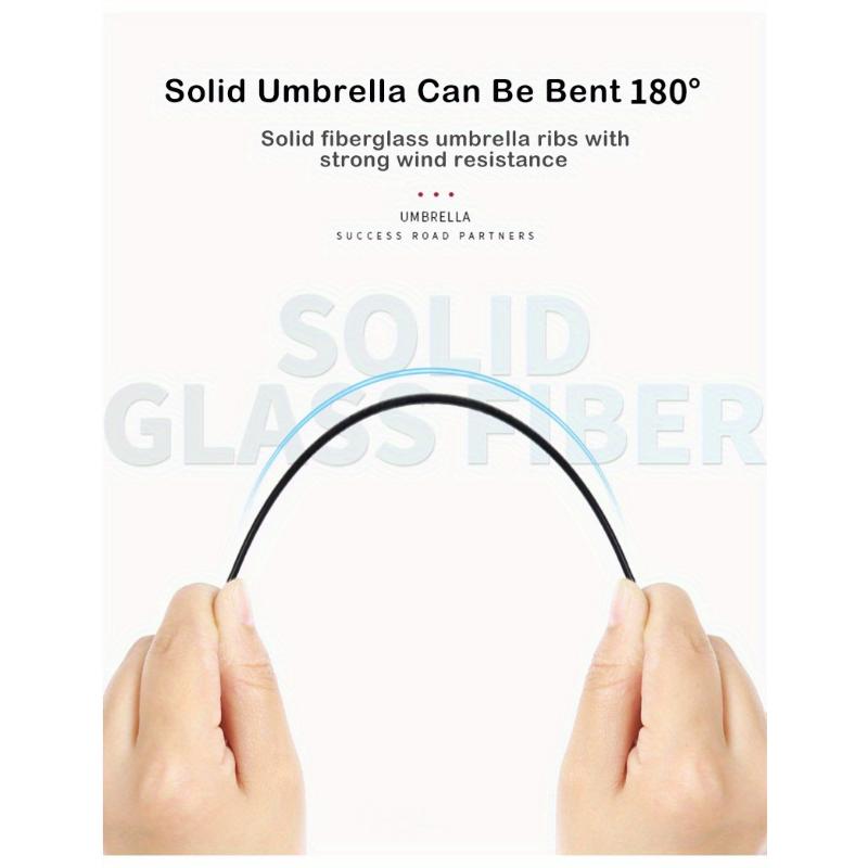 Product Introduction of [Local warehouse shipments] Windproof Travel Sturdy 10 Ribs Frame Fashionable Automatic Umbrella, Extra Large Folding Simple Design Umbrella With UV Protection, Dual Use For Sunny And Rainy Weather 13