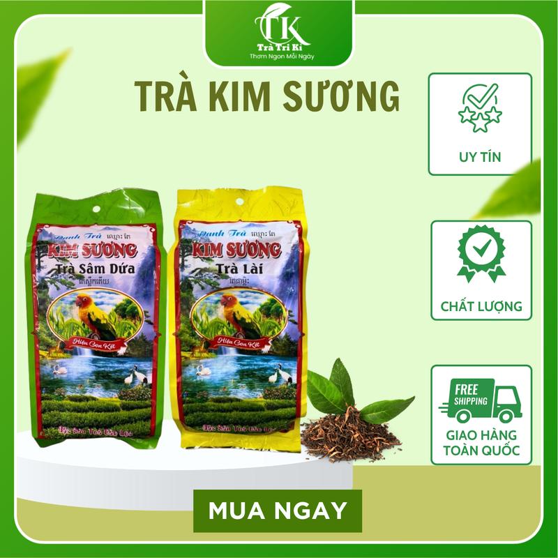 Combo 4 Gói (2 Gói Trà Sâm Dứa 2 Gói Trà Lài ) Kim Sương (Tặng Phích 1LÍT Duy Tân MINICE). Kèm Phiếu Cào May Mắn. Trà Xuất Khẩu Đặc Sản Bảo Lộc Lâm Đồng 1Gói /250gram