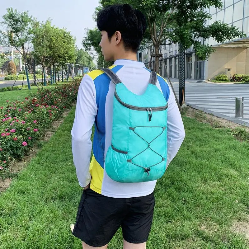 Waterproof Sports Storage Bag, 1 Count Portable Foldable Backpack, Lightweight Sports Bag for Outdoor Camping Hiking Swimming, Gym Bag 4