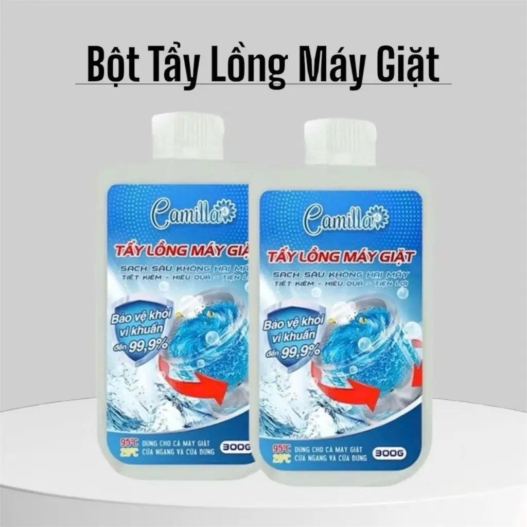 [Combo 2 chai] Bột Tẩy Lồng Máy Giặt CAMILLA Tẩy Vệ Sinh Máy Giặt,Loại Bỏ Các Cặn Bẩn,Nấm Mốc Khử Mùi Làm Sạch