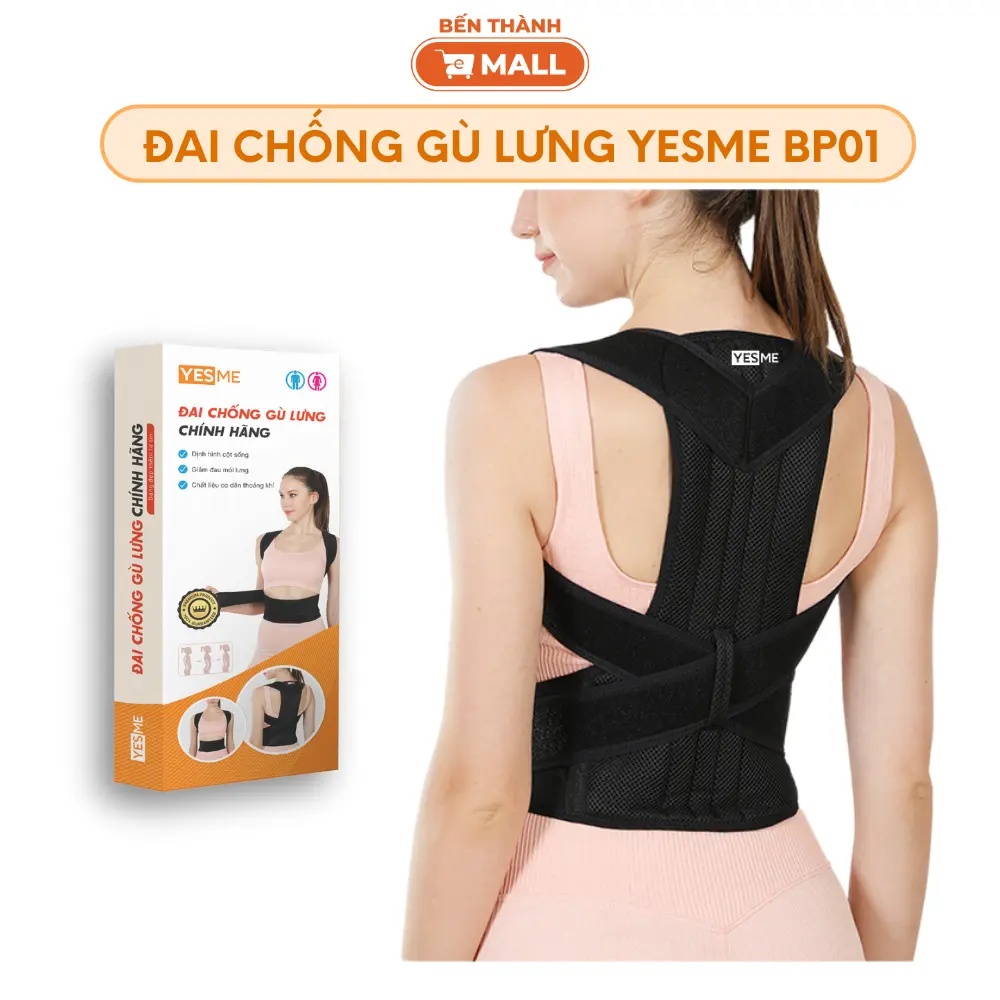 Đai chống gù lưng Yesme BP01 [Chuyên dụng cho dân VP]