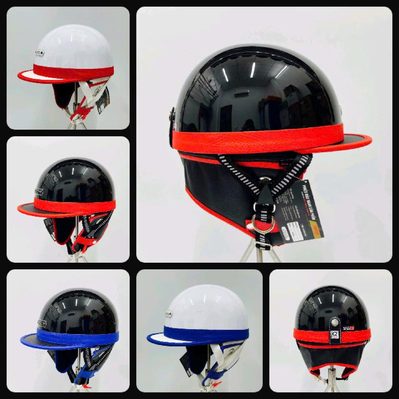 Mũ Bảo Hiểm NAPOLI Kiểu Nhật Phong Cách BOSOZOKU  /Bảo Hành 12 Tháng