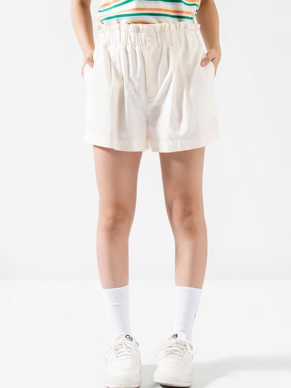 Quần Short Nữ Cotton Trơn Form Panama - Routine 10F23PSHW002 2