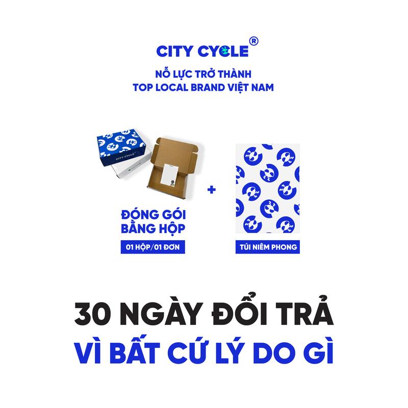 Áo thun nam nữ phông cộc mùa hè Local Brand Chính Hãng City Cycle Áo thun Chill Pill 7