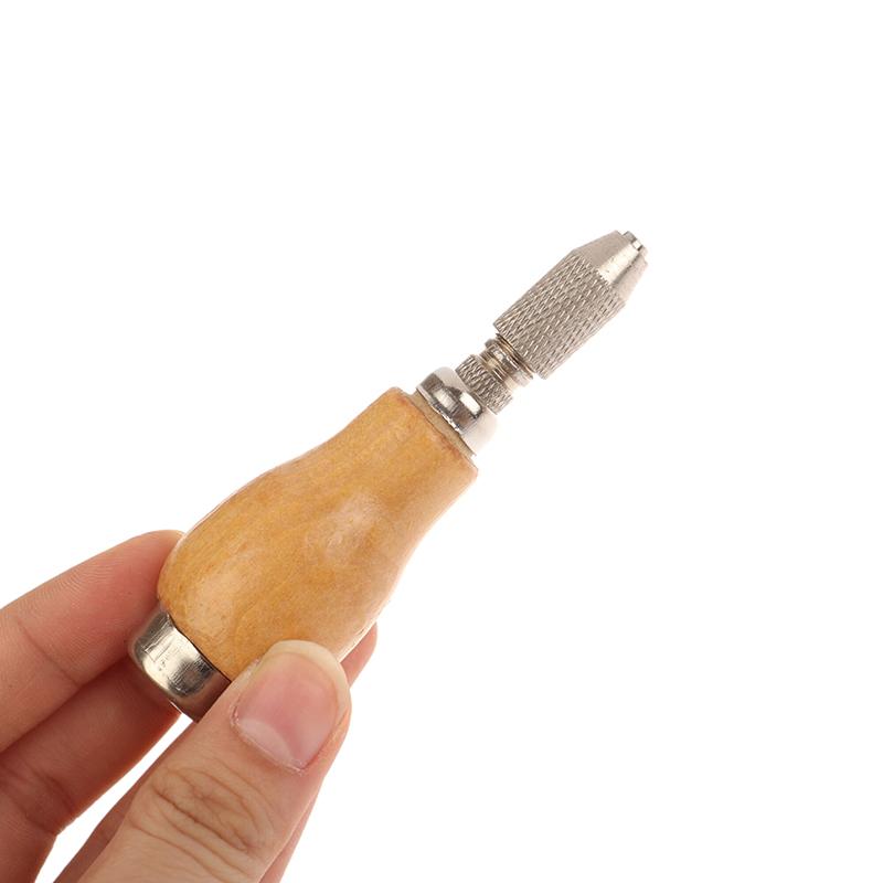 Product Introduction of DIY Jewelry Tools Jewelers Pin Vise Vice Wooden Handle With 2 Chuck Twisting Wire Wrapping Drill Tool Kit 19