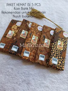 PAKET HEMAT ISI 5 PCS kain batik MJ kain persalinan nujuh bulanan
