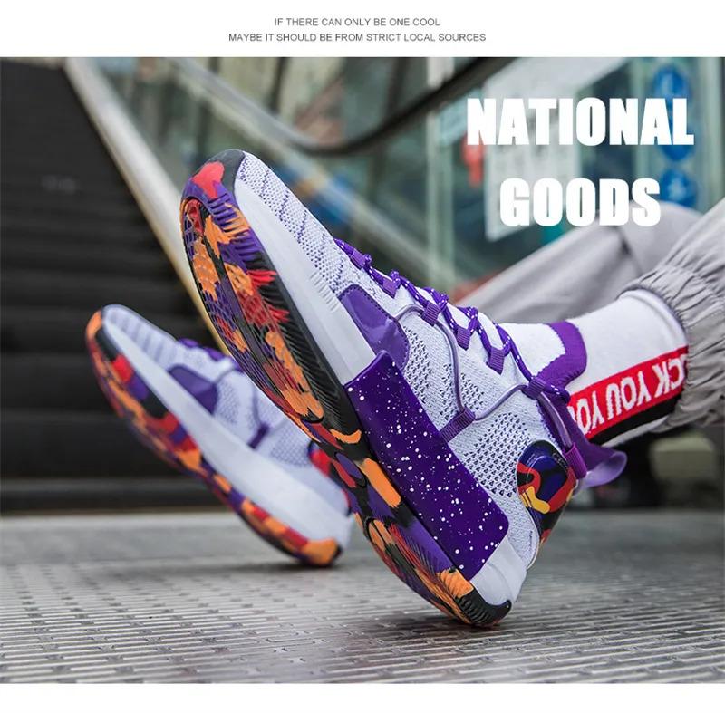 Product Introduction of Basketball shoes for men breathable sports shoes High Tops Women basketball sneakers athletics basket shoes outdoor male sneakers non-slip running shoes size 36-45 42