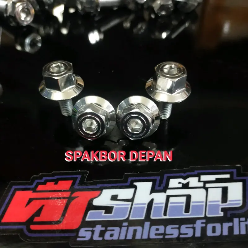 NEW baut probolt 2 KUNCI hexagon NMAX/AEROX NEW Steinlis Heng original anti karat 5