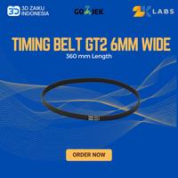 Gambar ZKLabs Closed Loop Timing Belt GT2 6mm Wide 360 mm Long dari 3D Zaiku Indonesia Kota Administrasi Jakarta Barat 1 Tokopedia