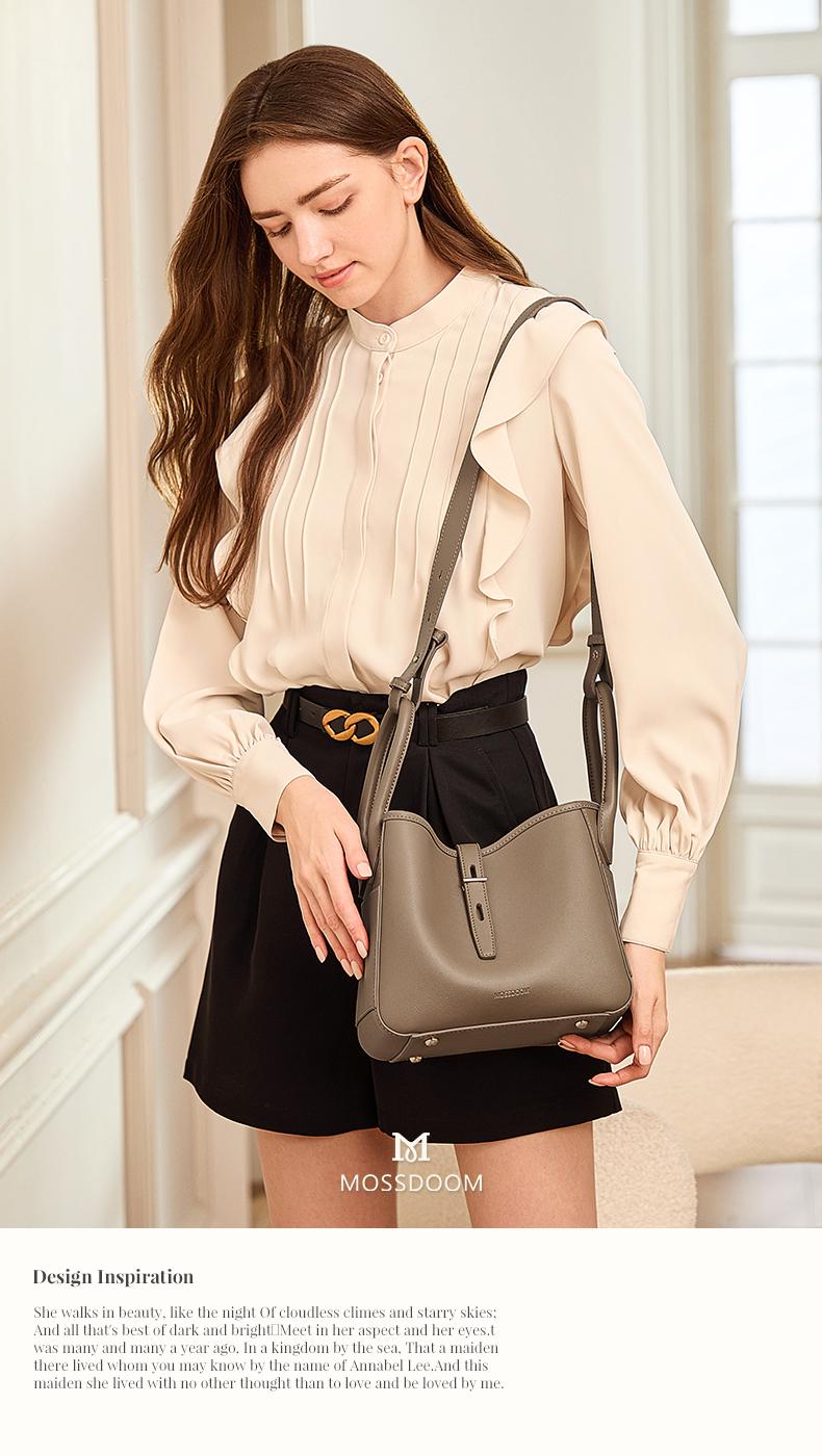 Product Introduction of MOSSDOOM Alora Bag Túi đeo vai đeo chéo thiết kế đa chức năng bằng da PU độc đáo thời trang dành cho nữ 12